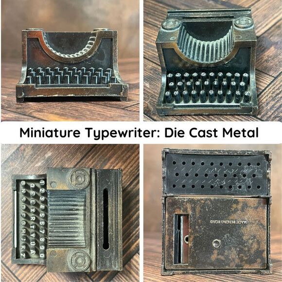 Vintage Die-Cast Pencil Sharpeners – Cash Register, Gaming Machine & Typewriter - Picture 4 of 7